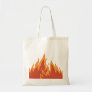 Flame flameando diseño de la bolsa de tocador