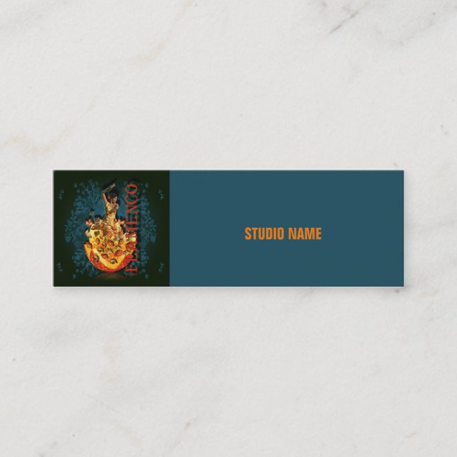 Flamenco II - Tarjeta de visita (Anverso)