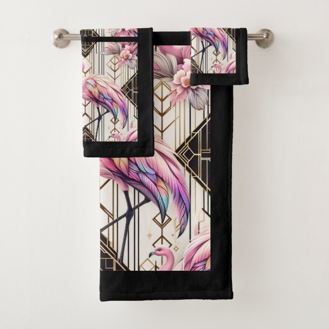 Flamenco Rosa Art Deco (In situ)