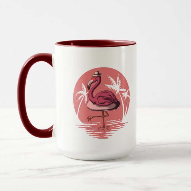 FLAMENCO ROSA Taza (Izquierda)