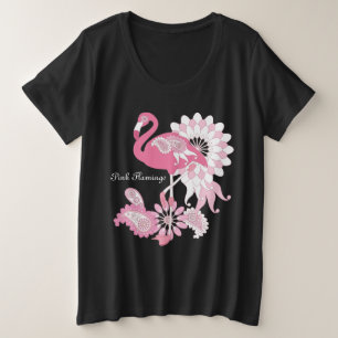Flamenco Rosa Tropical Moderno Caprichoso Pájaro N