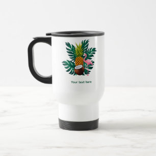 Flamenco Tropical - Taza de Viaje Personalizada