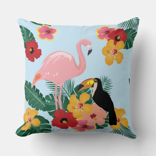Flamenco y almohada de Toucan (Anverso)