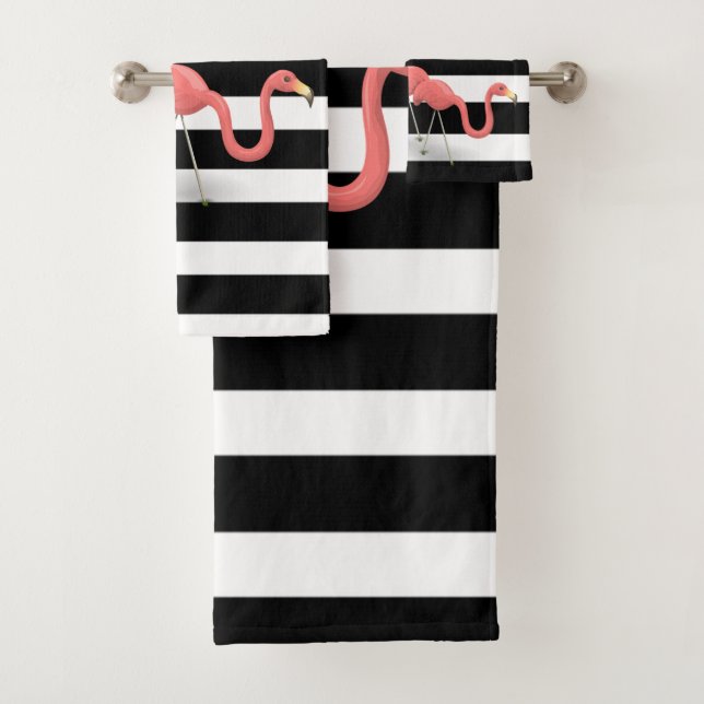 Flamencos adorables y lindos, rayas (In situ)