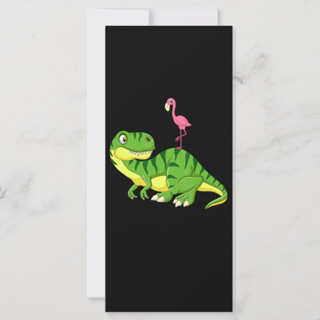 Flamencos | Amantes de los dinosaurios Flamingo (Anverso)