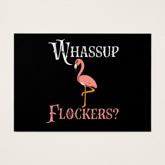 Flamencos | Bloqueros Flamingo Whassup (Frente)