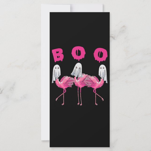Flamencos | Disfraz Flamingo Boo Halloween (Anverso)