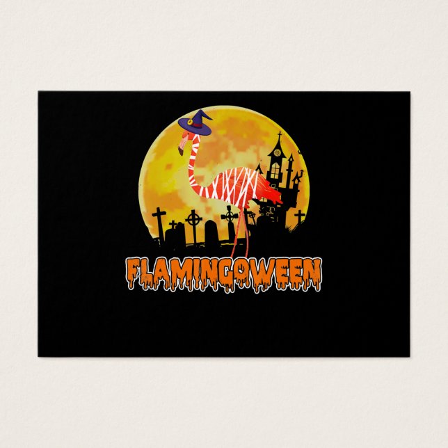 Flamencos | Flamingoween Funny Witch Halloween (Frente)