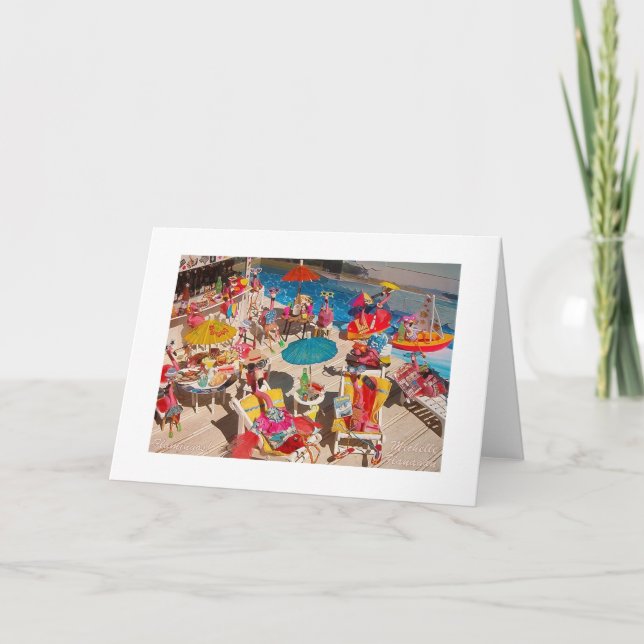 "Flamencos!" ¡para la tarjeta de nota! (Anverso)