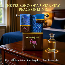 Flamencos rosados románticos con textura de denim 