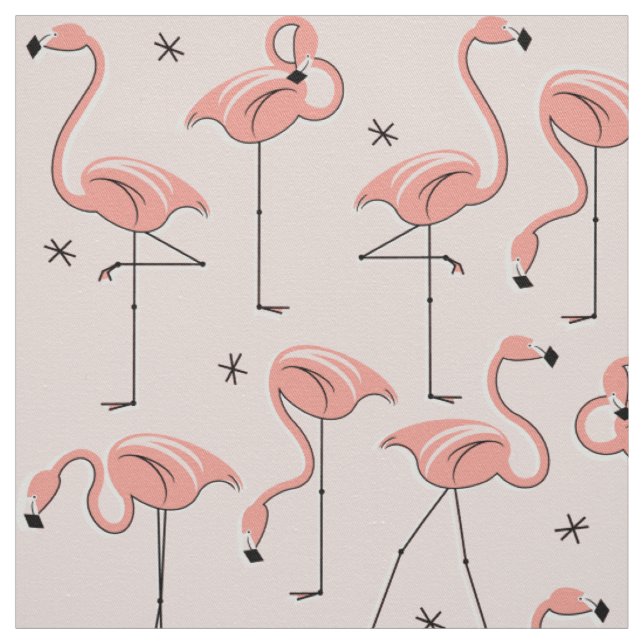 Flamencos Tela rosa (Retal)