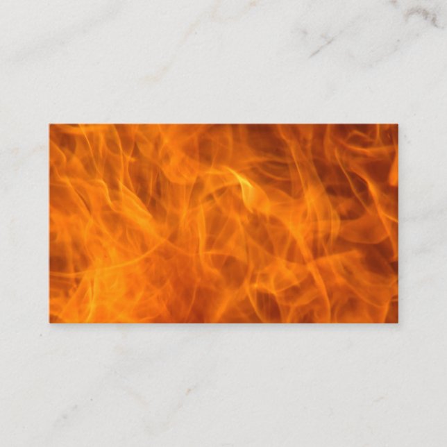 Flames tarjetas de negocios (Anverso)