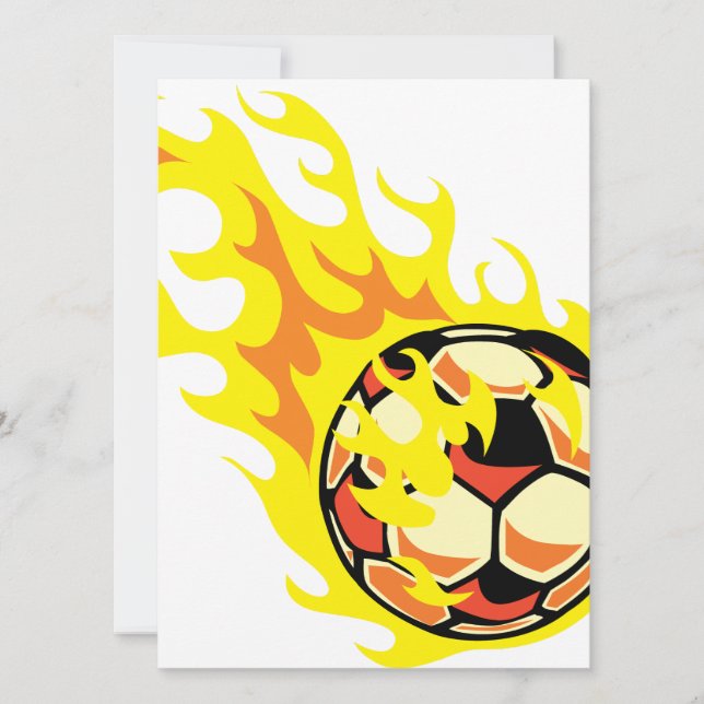Flamin’ Soccer Ball (Anverso)