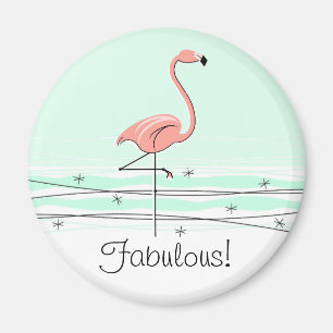 Flamingo Aqua Imán fabuloso