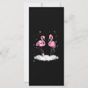 Flamingo Árbol de Navidad Santa Hat Light