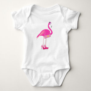 Flamingo - Baby Jersey Bodysuit