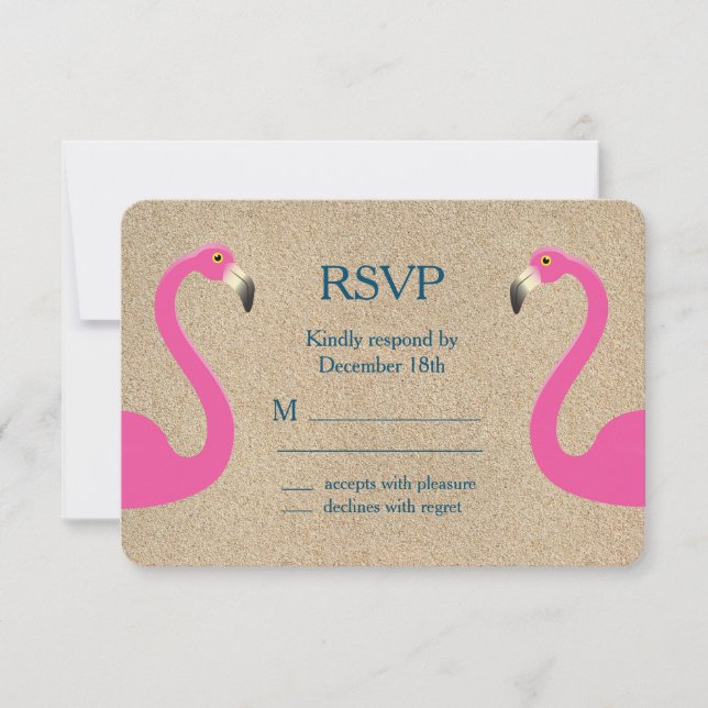 Flamingo Beach RSVP (Anverso)