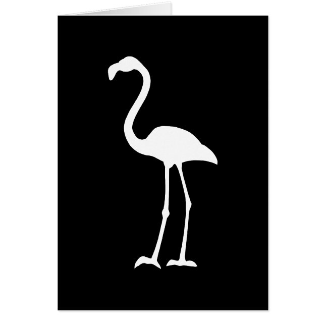 Flamingo blanco y negro (Frente)