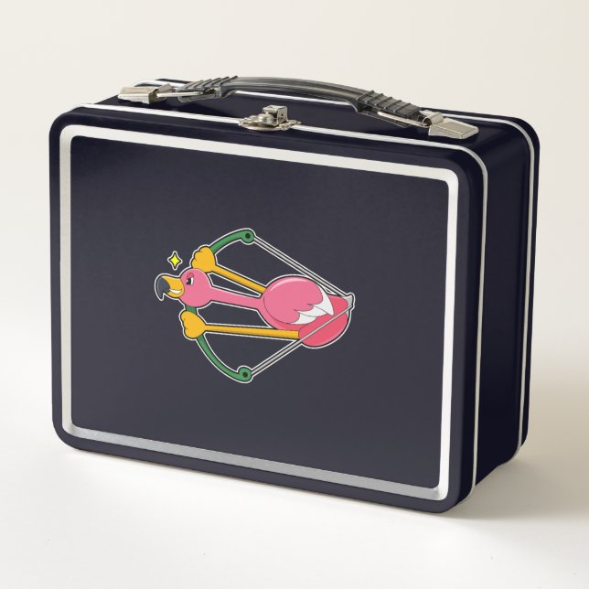 Flamingo como flecha con arco (Anverso)