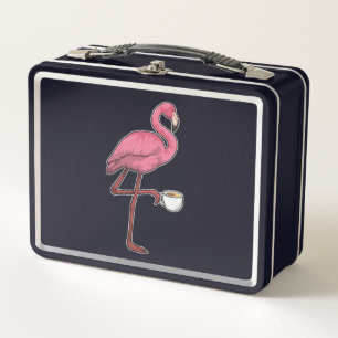 Flamingo con Copa de Café