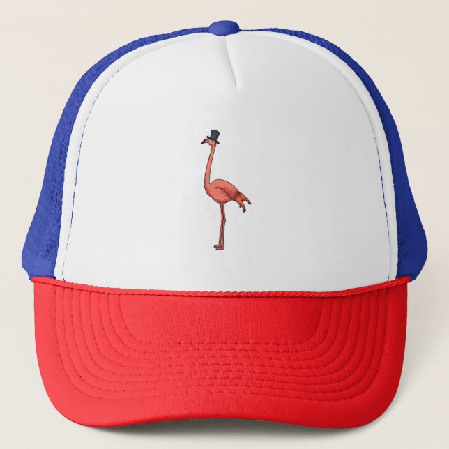 Flamingo con Gorra (Anverso)