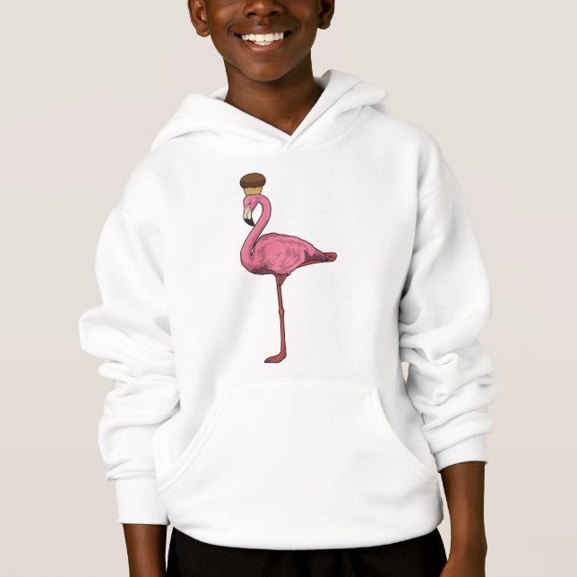 Flamingo con Muffin (Anverso)
