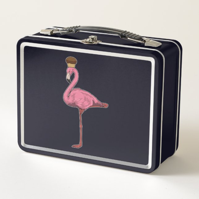 Flamingo con Muffin (Anverso)