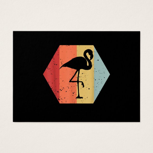 Flamingo de época retro | Cute Flamingo Lover (Frente)