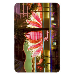 Flamingo de Las Vegas en imán flexible nocturno