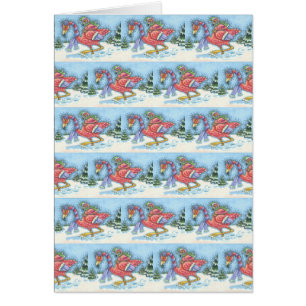 FLAMINGO DE NIEVE PROFUNDO, TARJETA DE RECIBIMIENT