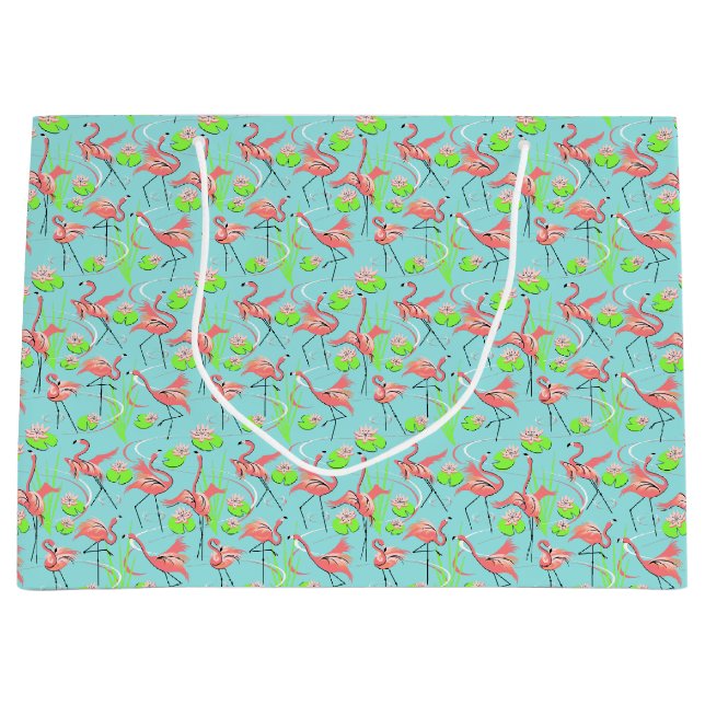 Flamingo Fandango Bolsa de regalo múltiple grande (Anverso)