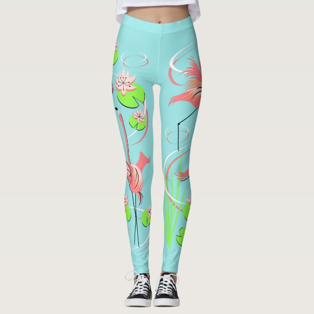 Flamingo Fandango Duo leggings (Anverso)