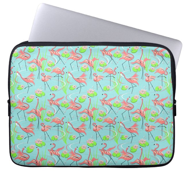 Flamingo Fandango Múltiple funda para portátil (Frente)
