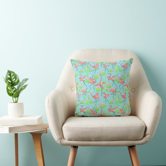 Flamingo Fandango Plazo de almohada multilanzamien (Silla)