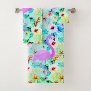 Flamingo floral tropical