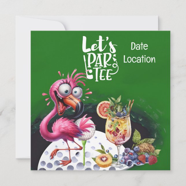 Flamingo Golf es el momento de pasar por fiesta (Anverso)