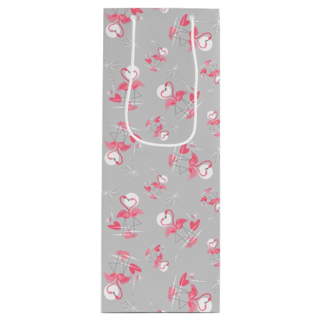 Flamingo Love Multi Bolsa de regalo (Anverso)