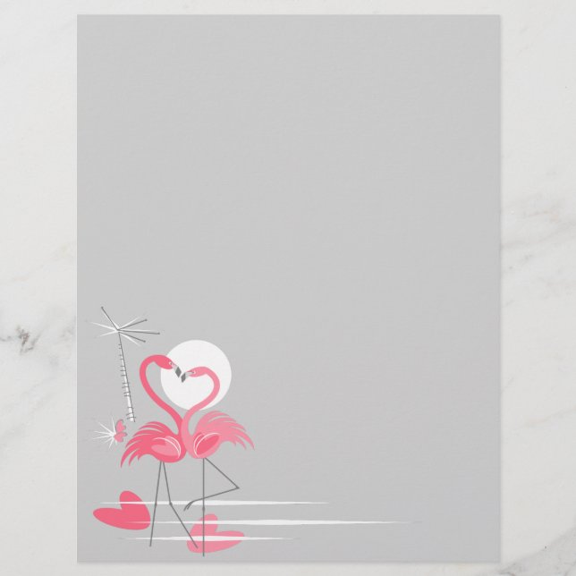 Flamingo Love Side membrete (Anverso)