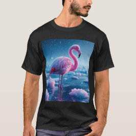 Flamingo majestuoso en camiseta del Ártico de las 