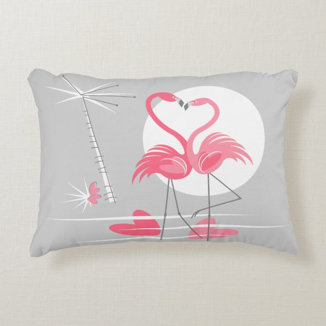 Flamingo Me encanta el acento de la almohada del t (Anverso)