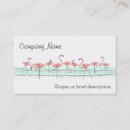 Flamingo Ocean Line tarjeta de visita