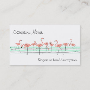 Flamingo Ocean Line tarjeta de visita