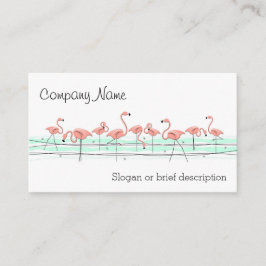 Flamingo Ocean Line tarjeta de visita