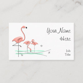 Flamingo Ocean Trio 4 tarjeta de visita