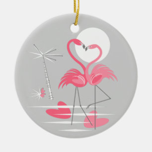 Flamingo Ornamento de amor