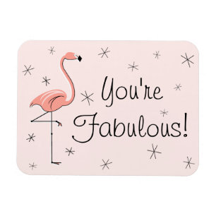 Flamingo Pink Eres un imán fabuloso flexible
