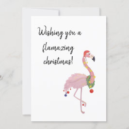 flamingo pun graciosa navidad