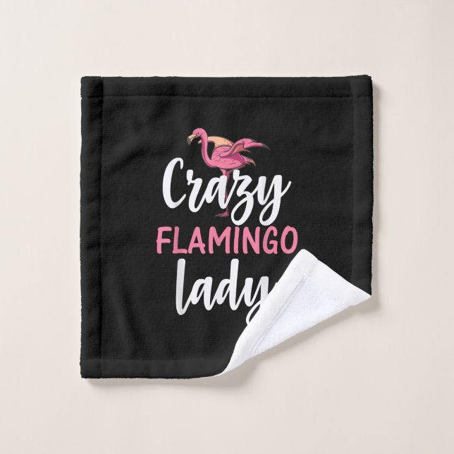 Flamingo - Regalos Locos de las damas de flamenco (Toallita)