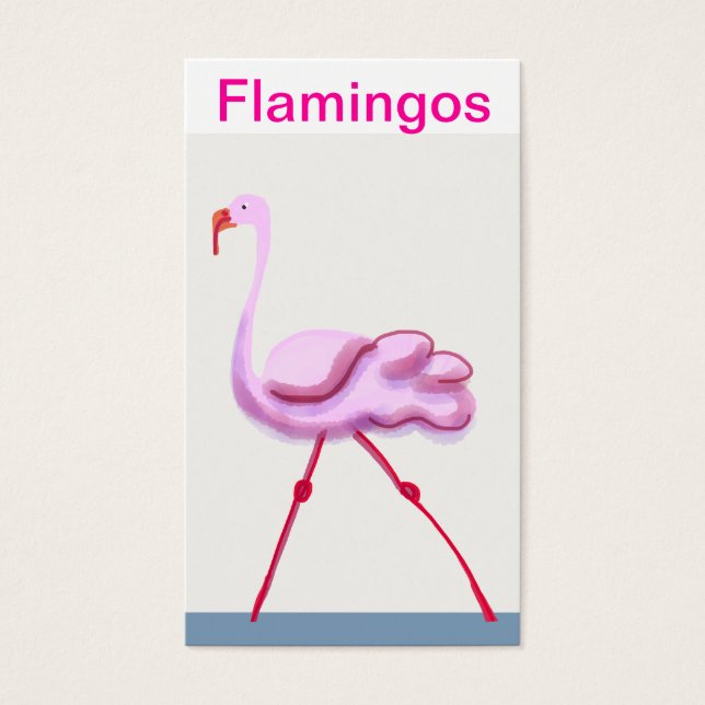 Flamingo rosa (Frente)