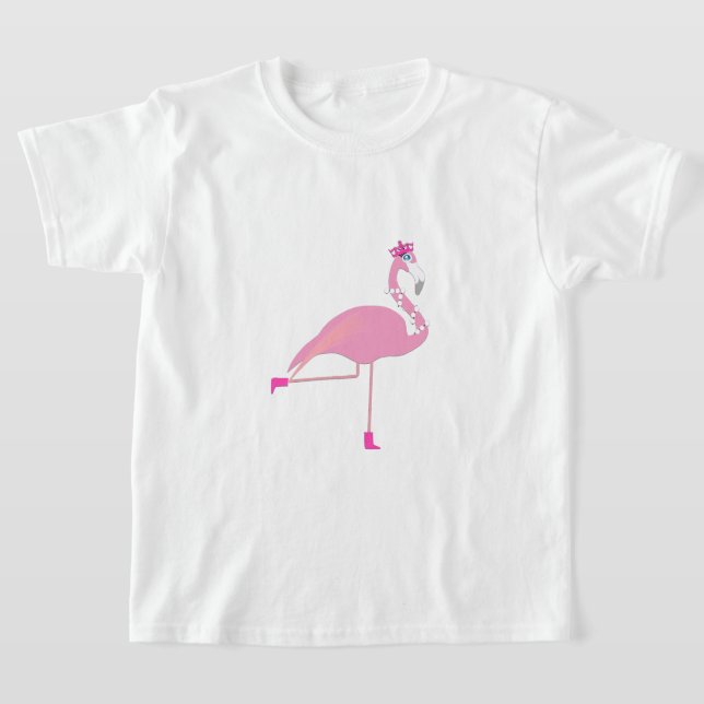 Flamingo rosa - Camiseta básica para Chicas (Distribución)